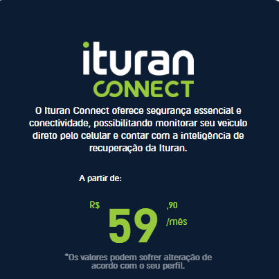 Ituran Connect a partir de R$ 59,90